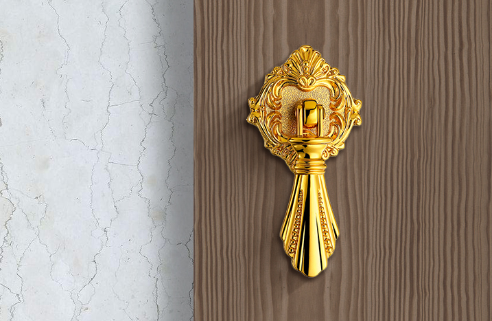 Baroque Series Sliding Door Handle (European Style)